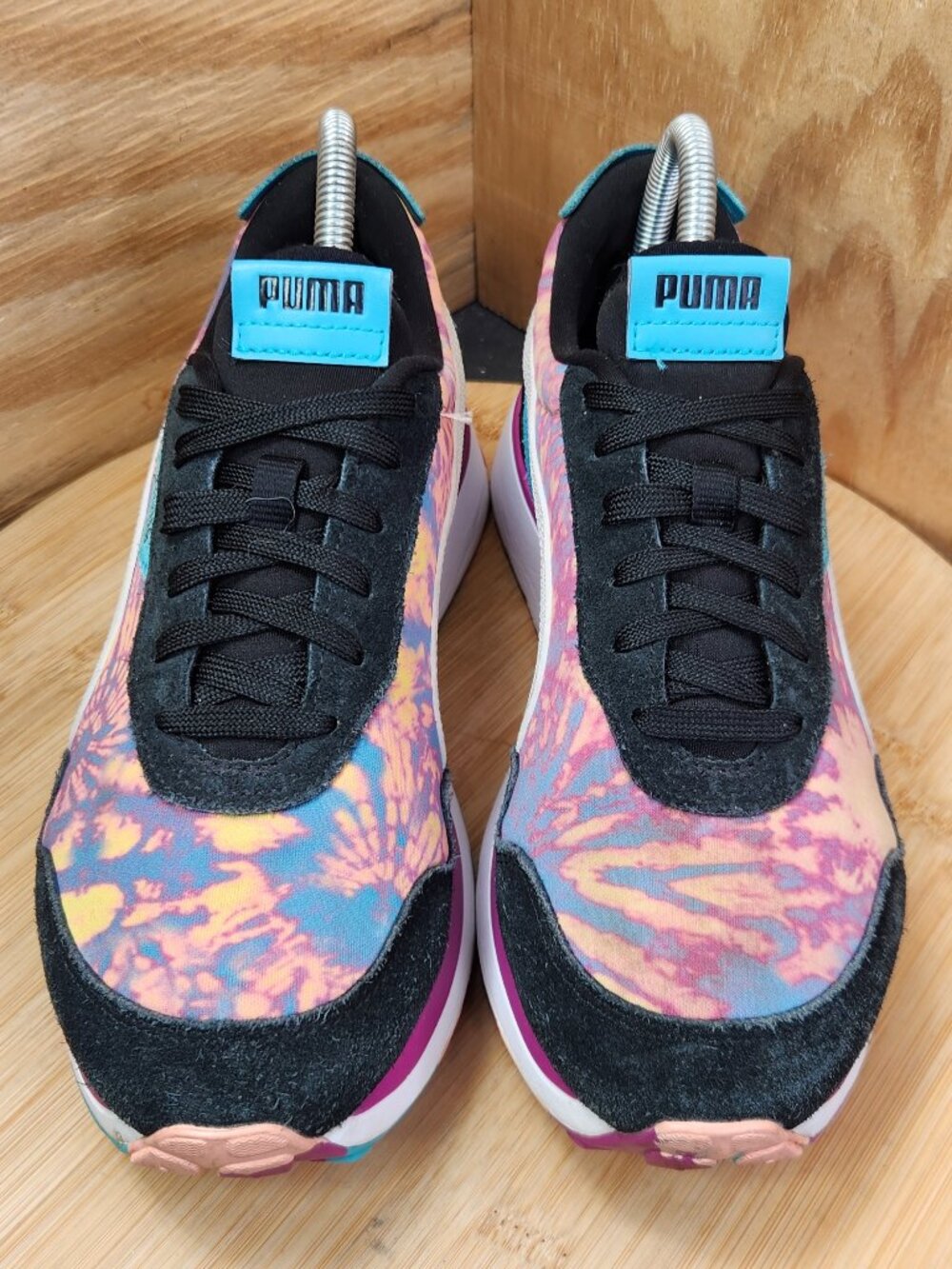 Puma Cruise Rider Tie Dye Womens Shoes Platform Sneakers Size 8 - Picture 3 of 9
